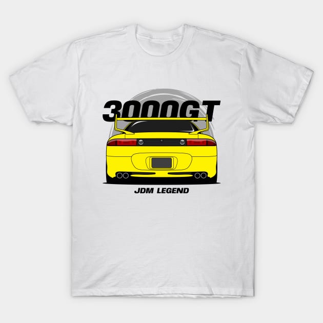 Yellow 3KGT T-Shirt by GoldenTuners